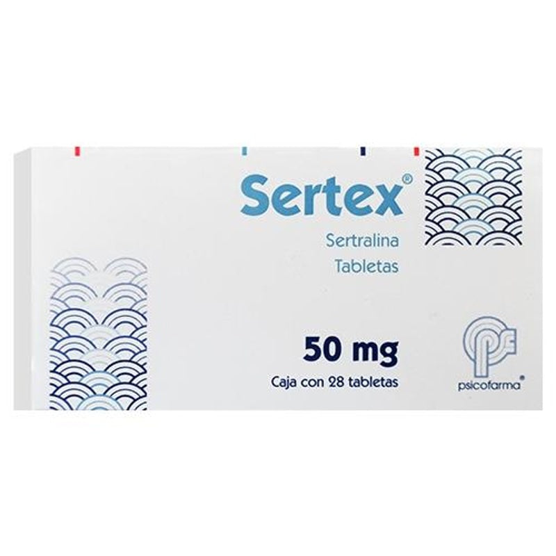 Sertex 50 Mg Con 28 Tabletas