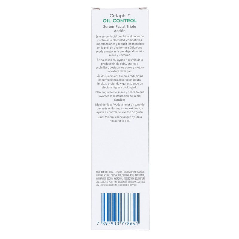 Serum Cetaphil Piel Grasa Triple Accion 30 Ml 7897930778641 7