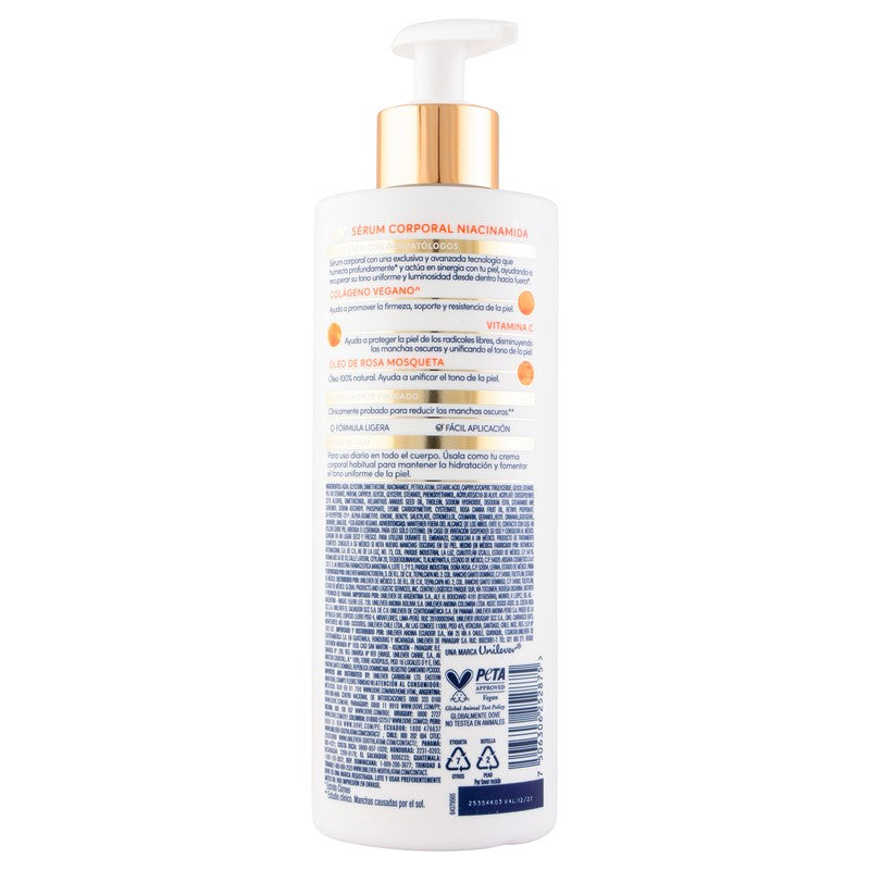 Serum Dove Niacinamida Tono Uniforme 400 Ml 7506306252875 7