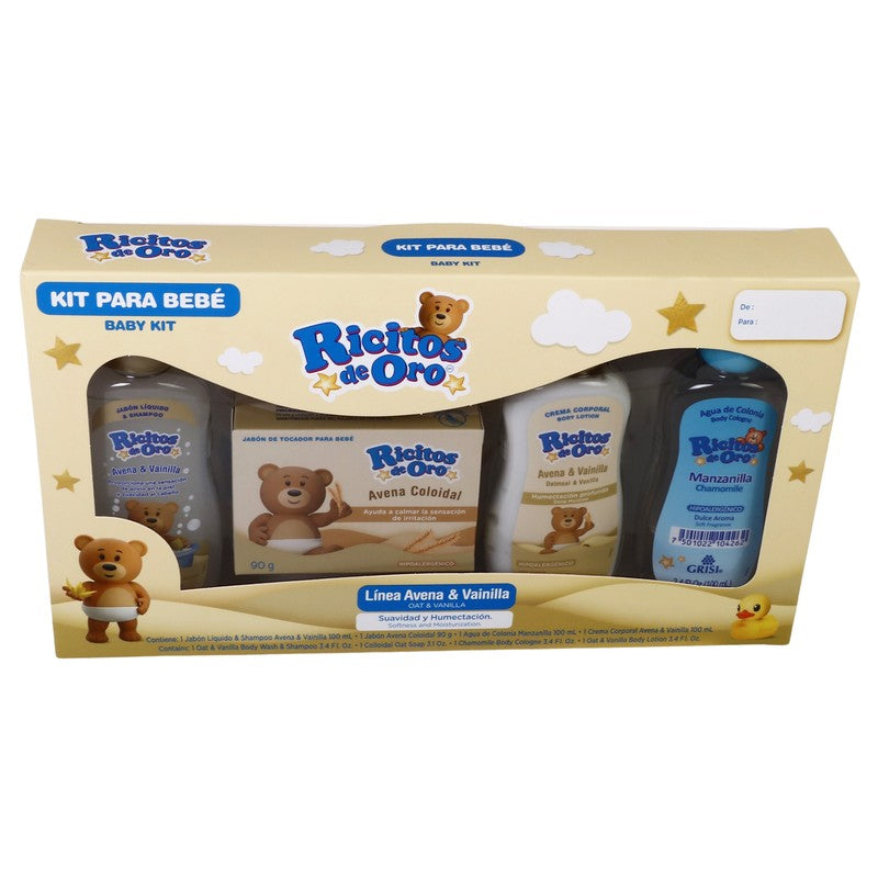 Set 4 Piezas Ricitos De Oro Avena Vainilla 7501022141571 3