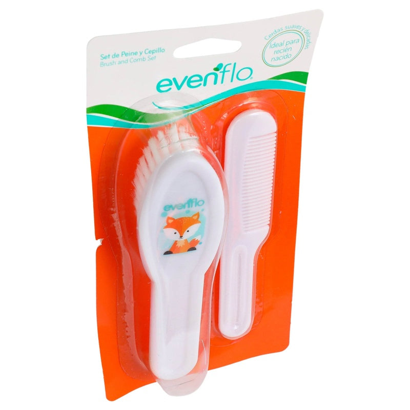 Set Evenflo Peine Y Cepillo Zoo 7501027553683 perfil 2