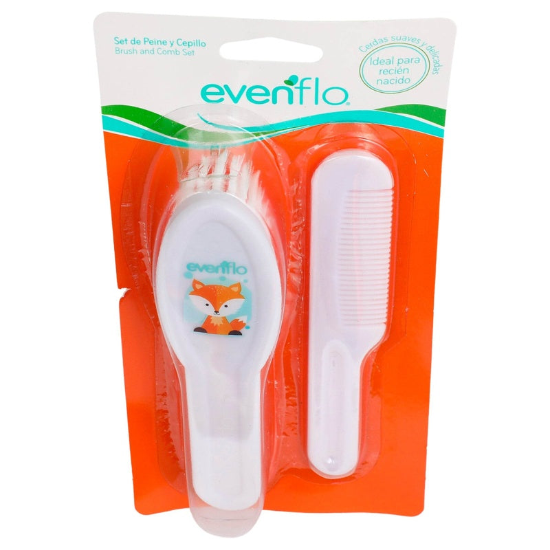 Set Evenflo Peine Y Cepillo Zoo 7501027553683 perfil 3