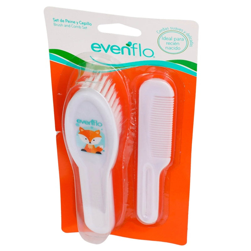 Set Evenflo Peine Y Cepillo Zoo 7501027553683 perfil 4