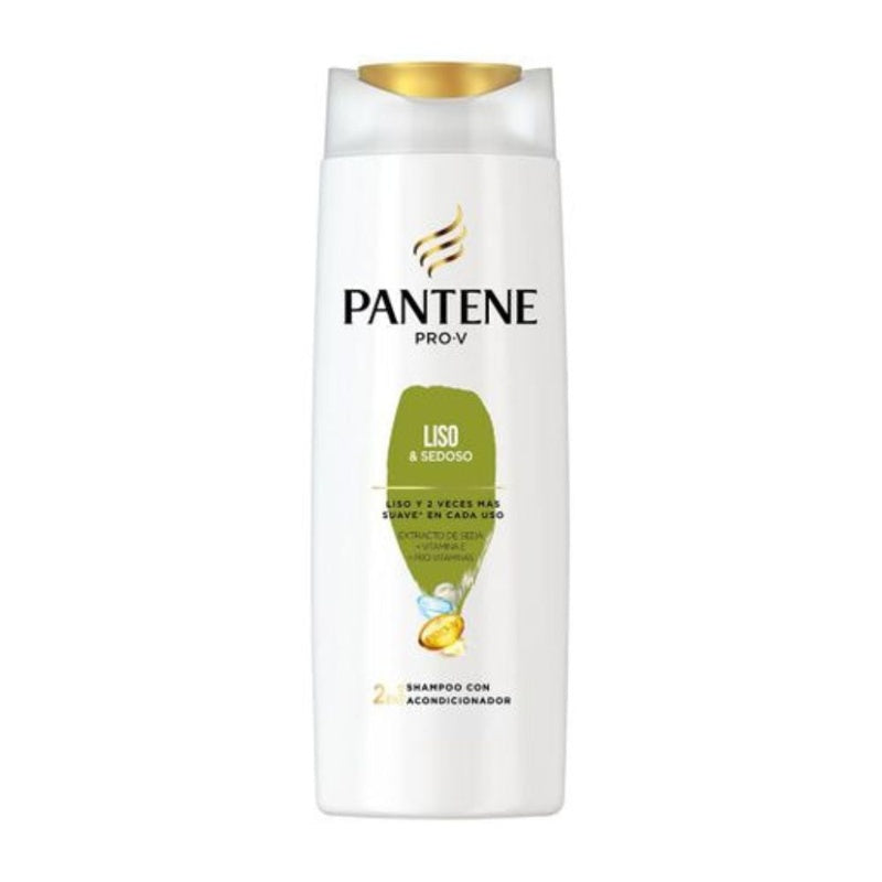 Shampoo Acondicionador Pantene Liso-S A-Pv 400 Ml