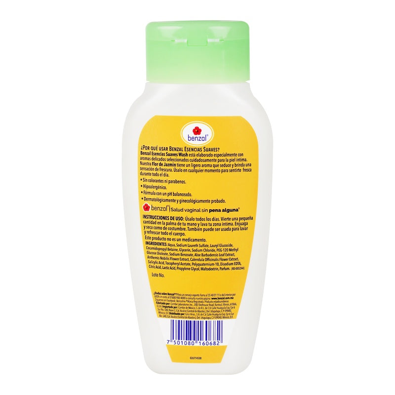 Shampoo Benzal Washampoo Esen Suave Jaz 240 Ml 7501080160682 perfil 4