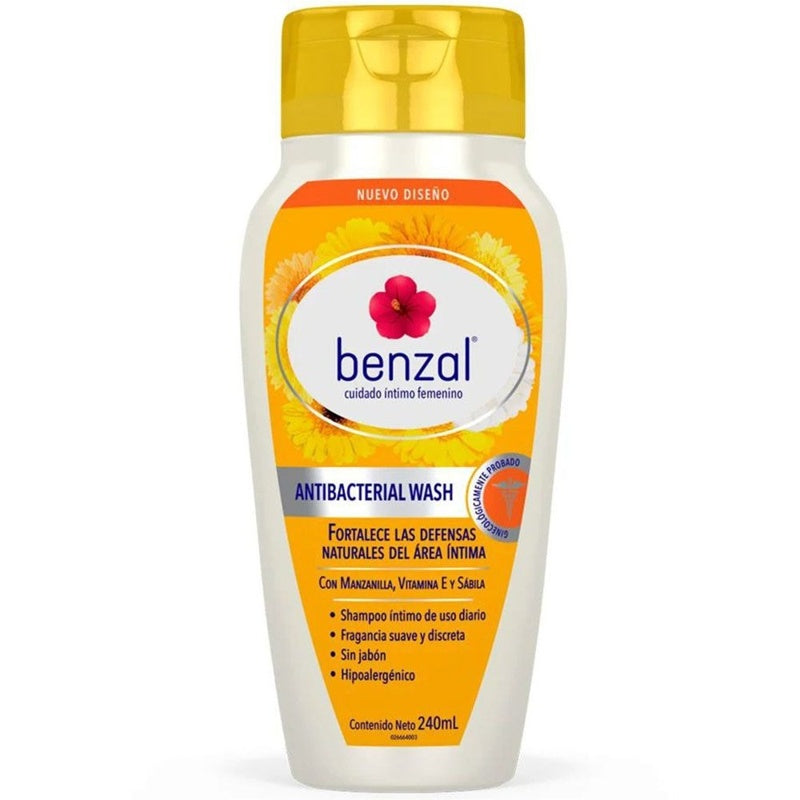 Shampoo Benzal Washampoo U Diario Mza 240 Ml