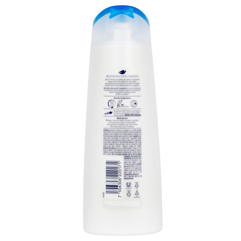 Shampoo Dove Reconstru Completa 180 Ml perfil 7