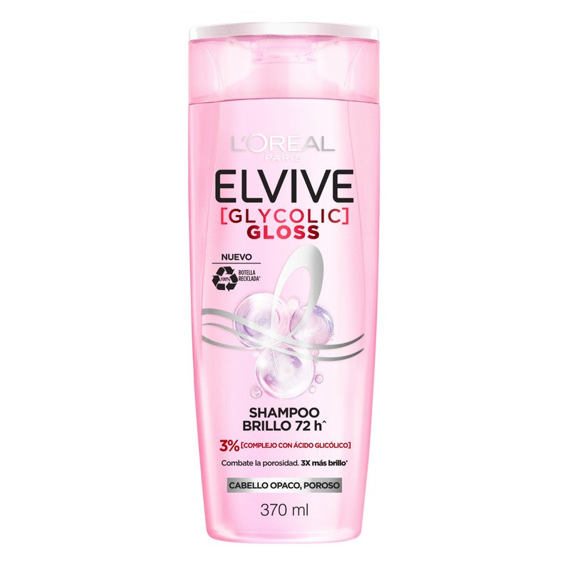 Shampoo Elvive Glycolic Gloss 72H 370 Ml 7509552931143
