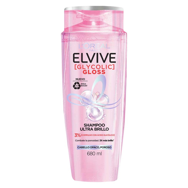Shampoo Elvive Glycolic Gloss 72H 680 Ml 7509552928594