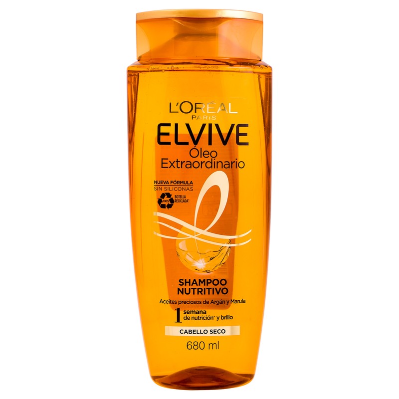 Shampoo Elvive Oleo Extraordinario Seco 680 Ml 7509552817416