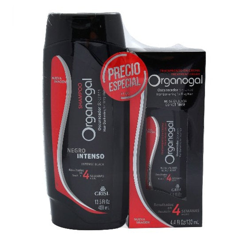 Shampoo Grisi Organogal Negro In400 Ml+Tr