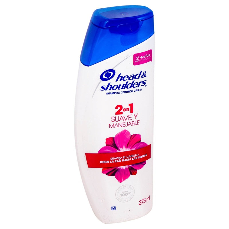 Shampoo Head & Shoulders 2En1 Suave Man 375 Ml 7500435019828 perfil 2