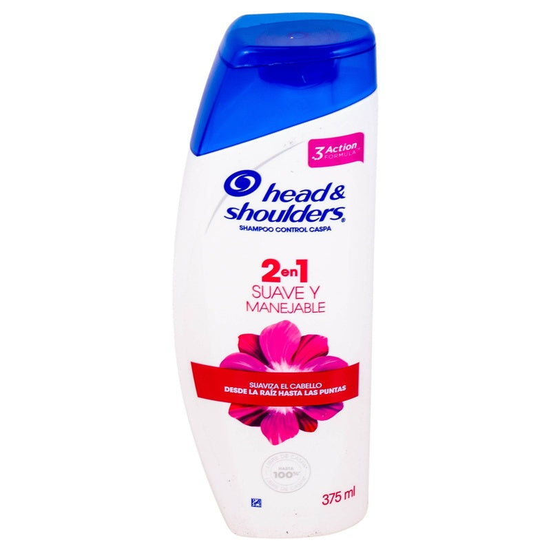 Shampoo Head & Shoulders 2En1 Suave Man 375 Ml 7500435019828 perfil 3