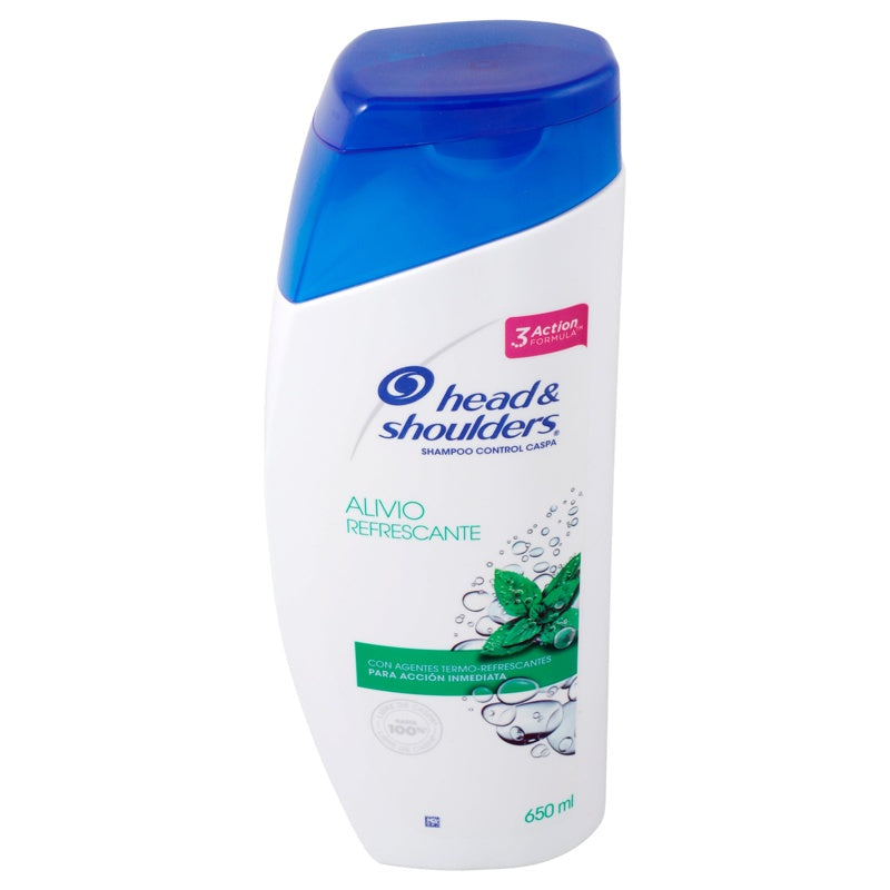Shampoo Head & Shoulders Alivio Refrescante 650 Ml perfil 3