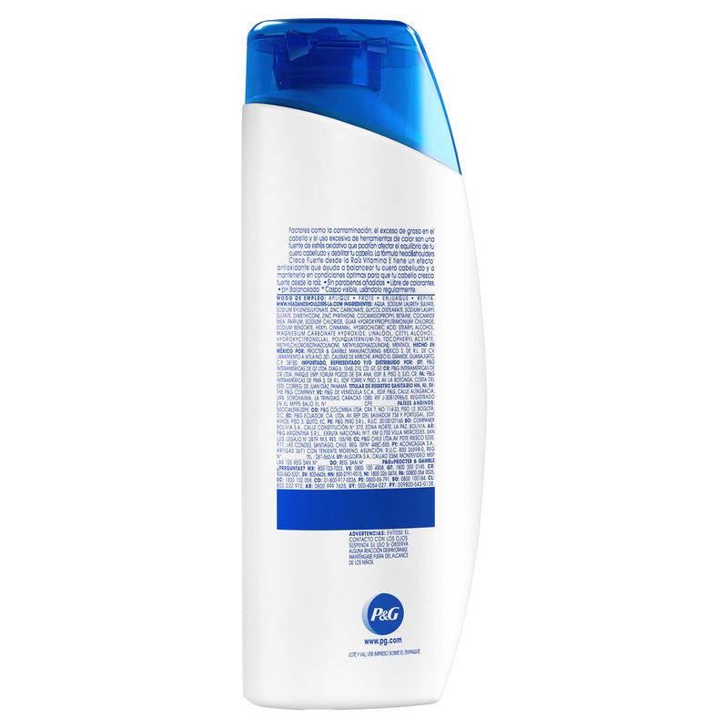 Shampoo Head & Shoulders Crece Fuerte Raiz 180 Ml 7500435159241 perfil 2
