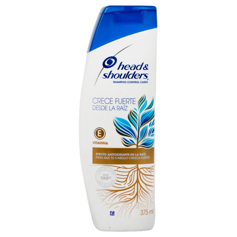 Shampoo Head & Shoulders Crece Fuerte Raiz 375 Ml