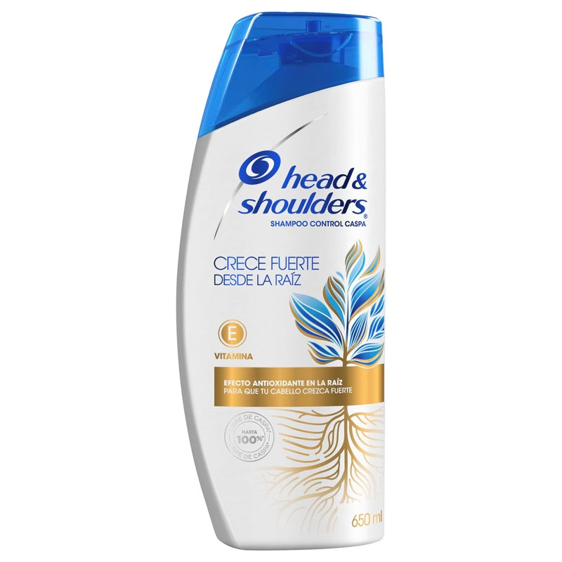 Shampoo Head & Shoulders Crece Fuerte Raiz 650 Ml