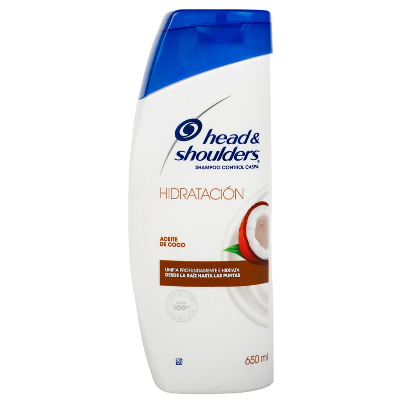 Shampoo Head & Shoulders Hidratacion Aceite Coco 650 Ml 7500435161602