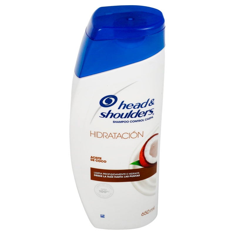 Shampoo Head & Shoulders Hidratacion Aceite Coco 650 Ml 7500435161602 perfil 3