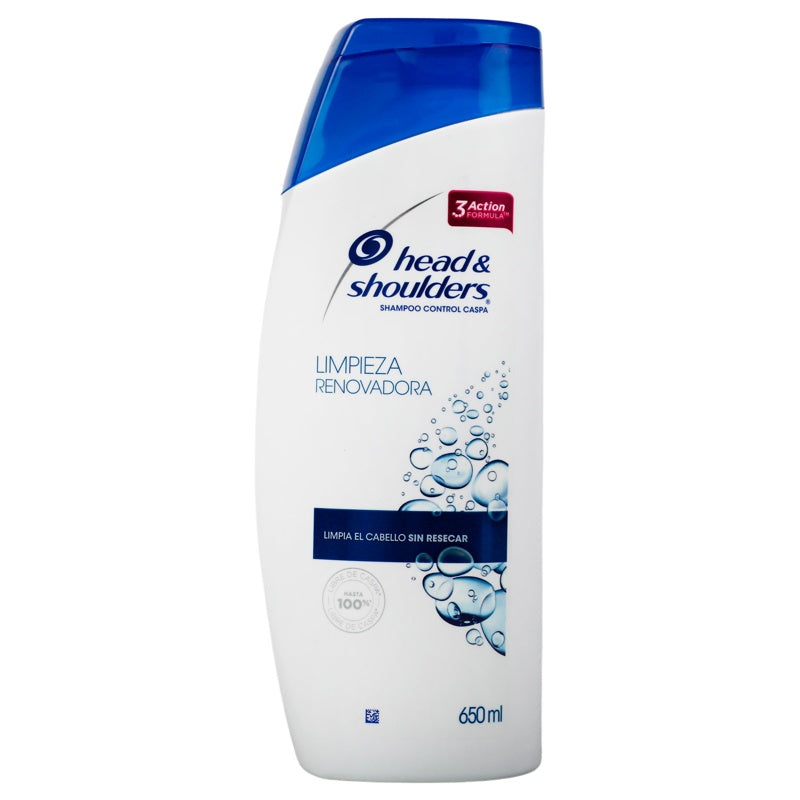 Shampoo Head & Shoulders Limpiador Renov 650 Ml 7500435162265
