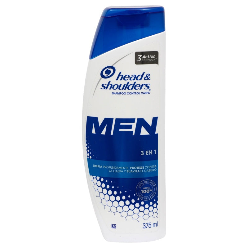 Shampoo Head & Shoulders Men 3En1 Control Caspa 375 Ml