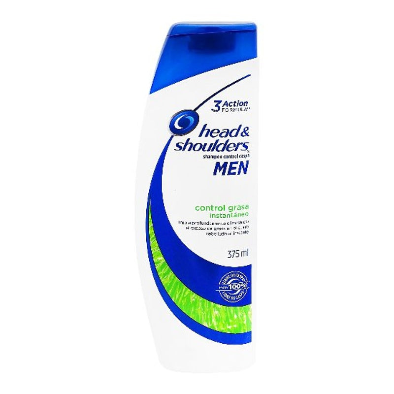 Shampoo Head & Shoulders Men Control Grasa 375 Ml