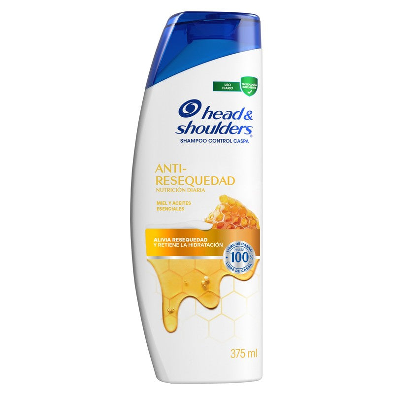 Shampoo Head  Shoulders Miel Resequedad 375 Ml 7500435249348