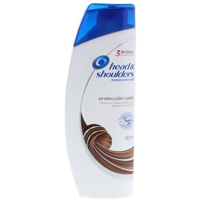 Shampoo Head  Shoulders Proteccion Caída 180 Ml 7500435019705