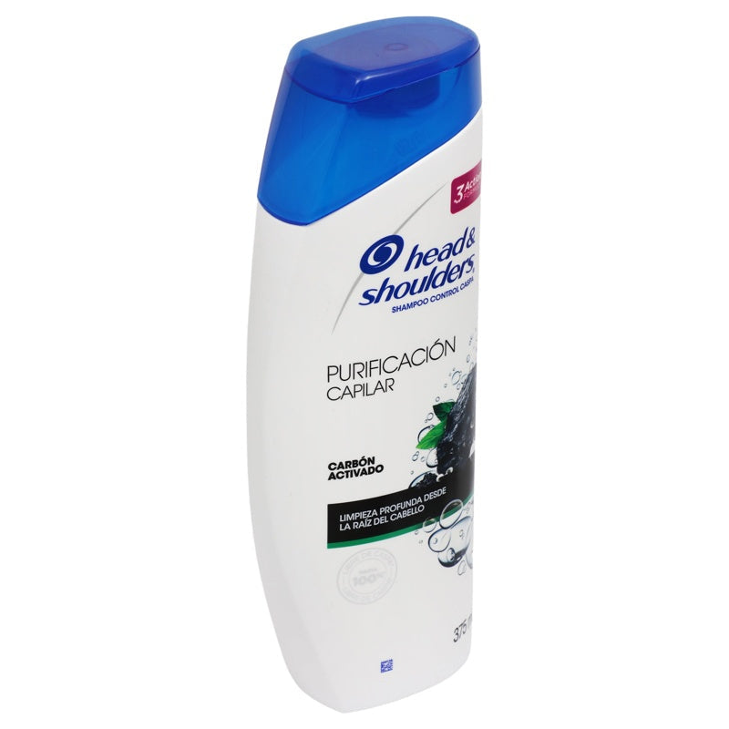 Shampoo Head & Shoulders Purificacion Capsulas Ilar 375 Ml perfil 2