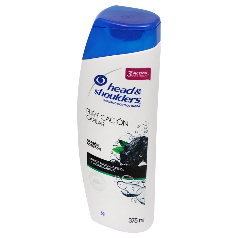 Shampoo Head & Shoulders Purificacion Capsulas Ilar 375 Ml perfil 3