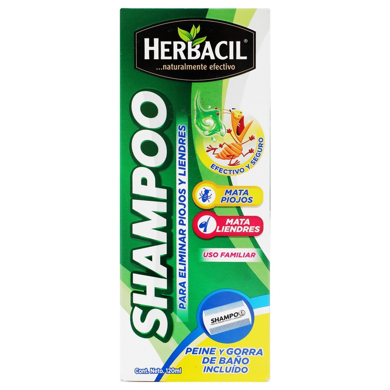 Shampoo Herbacil Piojos / Liendres 120 Ml 714706910074