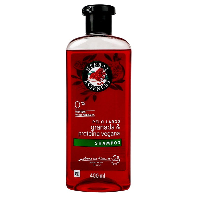 Shampoo Herbal Essens Granada Vegano 400 Ml 7500435193788