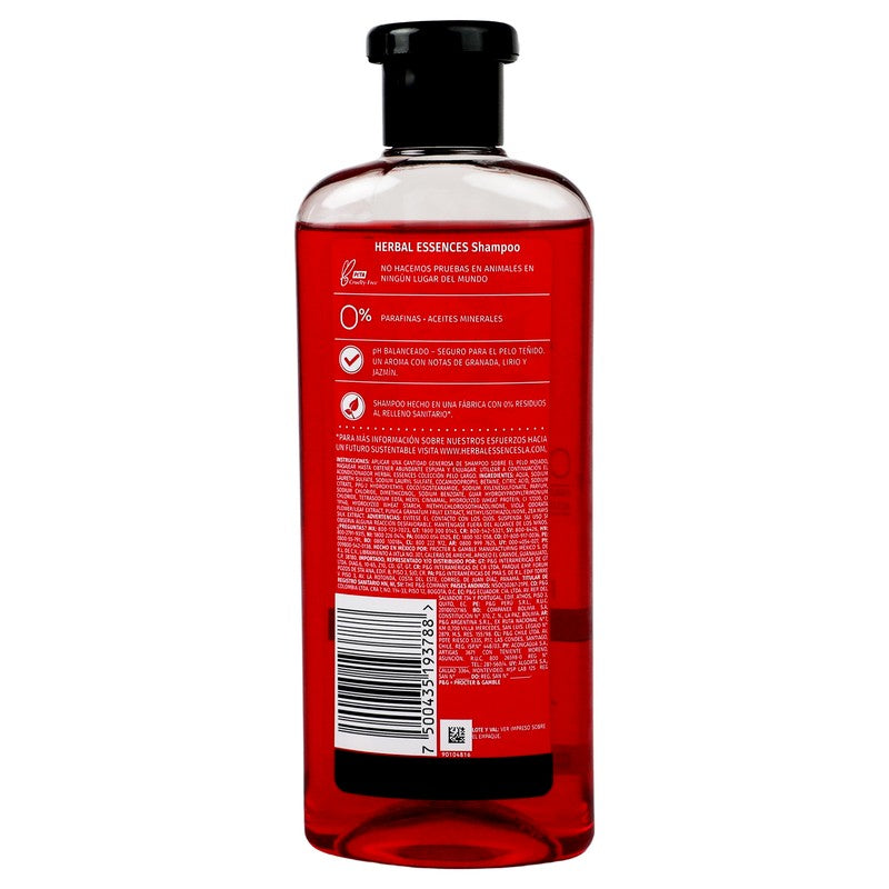 Shampoo Herbal Essens Granada Vegano 400 Ml 7500435193788 7