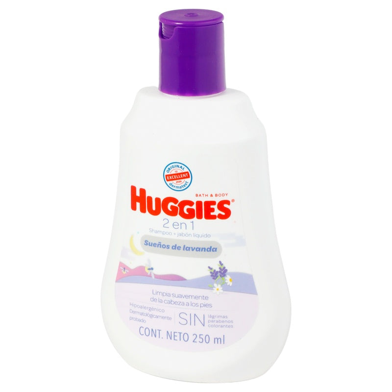 Shampoo Huggies S-Lavanda 2En1 250 Ml 7501943489233 perfil 3