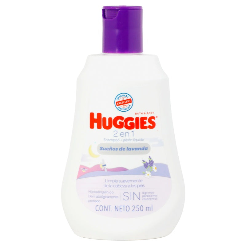 Shampoo Huggies S-Lavanda 2En1 250 Ml 7501943489233 perfil 4