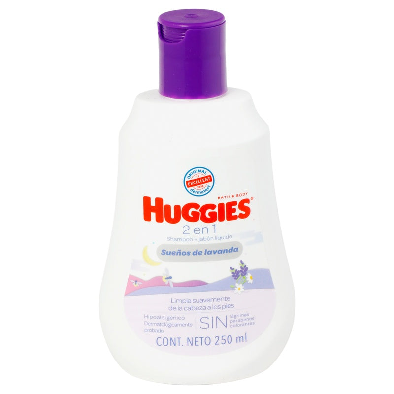 Shampoo Huggies S-Lavanda 2En1 250 Ml 7501943489233 perfil 6