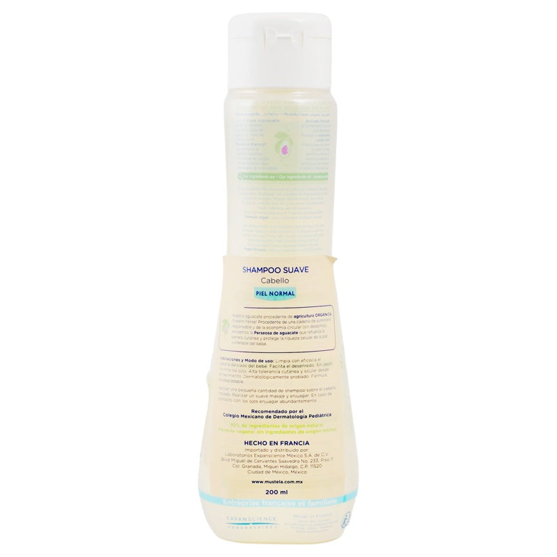 Shampoo Mustela Bebé Piel Normal 200 Ml
