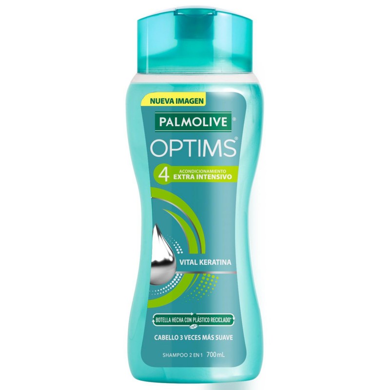 Shampoo Palmolive Optims Extra Intenso 2 En 1 700 Ml 7509546017389