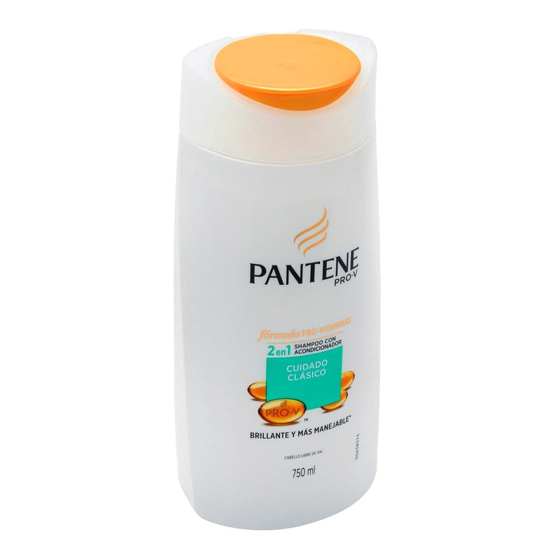 Shampoo Pantene Cuidado Clas 2En1 750 Ml 7501001170448