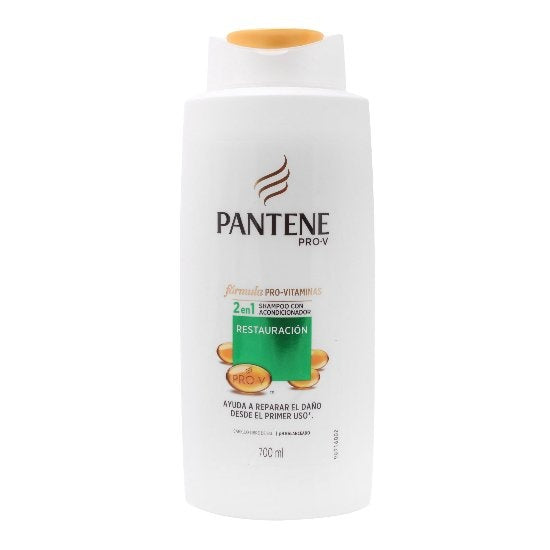 Shampoo Pantene Restauracion 2 En 1 700 Ml 7500435114967