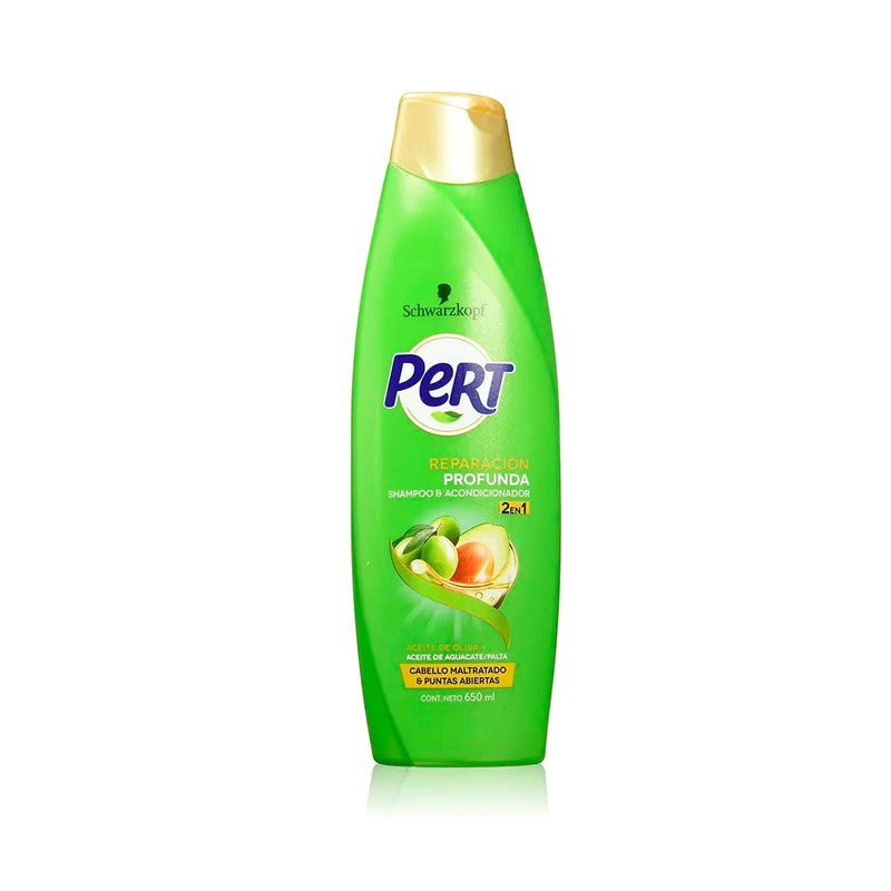 Shampoo Pert Reparacion Profunda Oliva Aguacate 2 En 1 650 Ml 810120500287 3