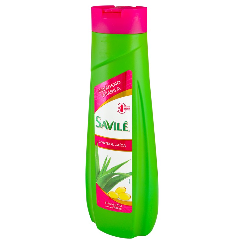 Shampoo Savile Control Caída Colageno Sabila 700 Ml 7506306249233 4