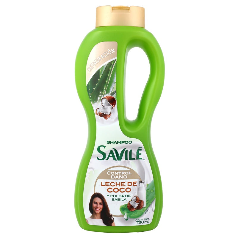 Shampoo Savile Control Daño Leche Coco 730 Ml 7506306225657