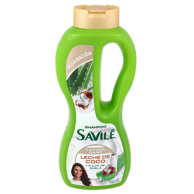 Shampoo Savile Control Daño Leche Coco 730 Ml 7506306225657 perfil 4