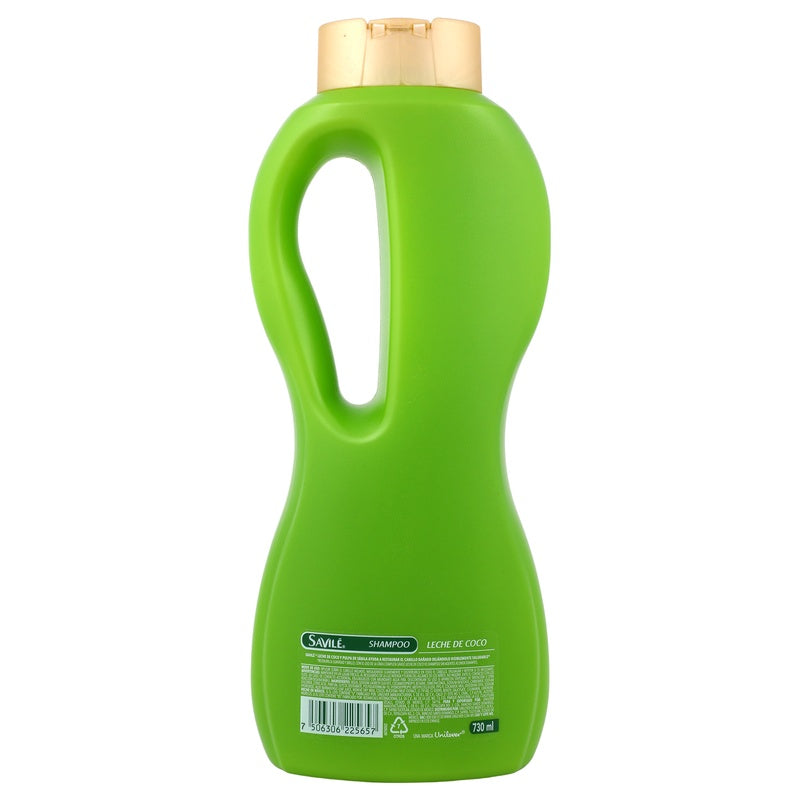 Shampoo Savile Control Daño Leche Coco 730 Ml 7506306225657 perfil 5