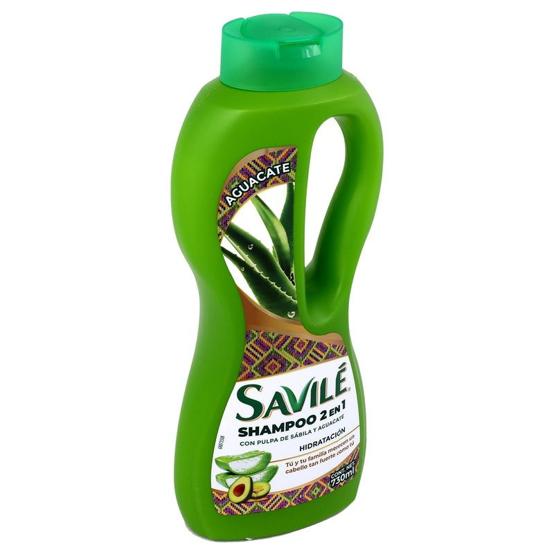 Shampoo Savile Hidra Aguacat2En1 730 Ml 7506306225619 perfil 3