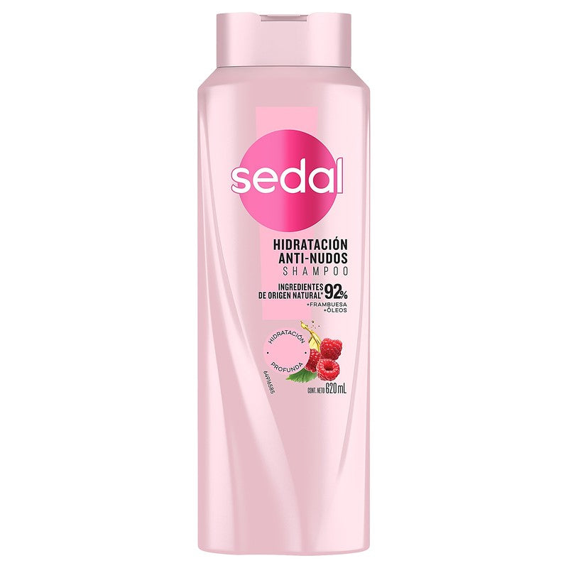 Shampoo Sedal Hidratacion Antinudos Frutos Rojos 620 Ml 7506306246829