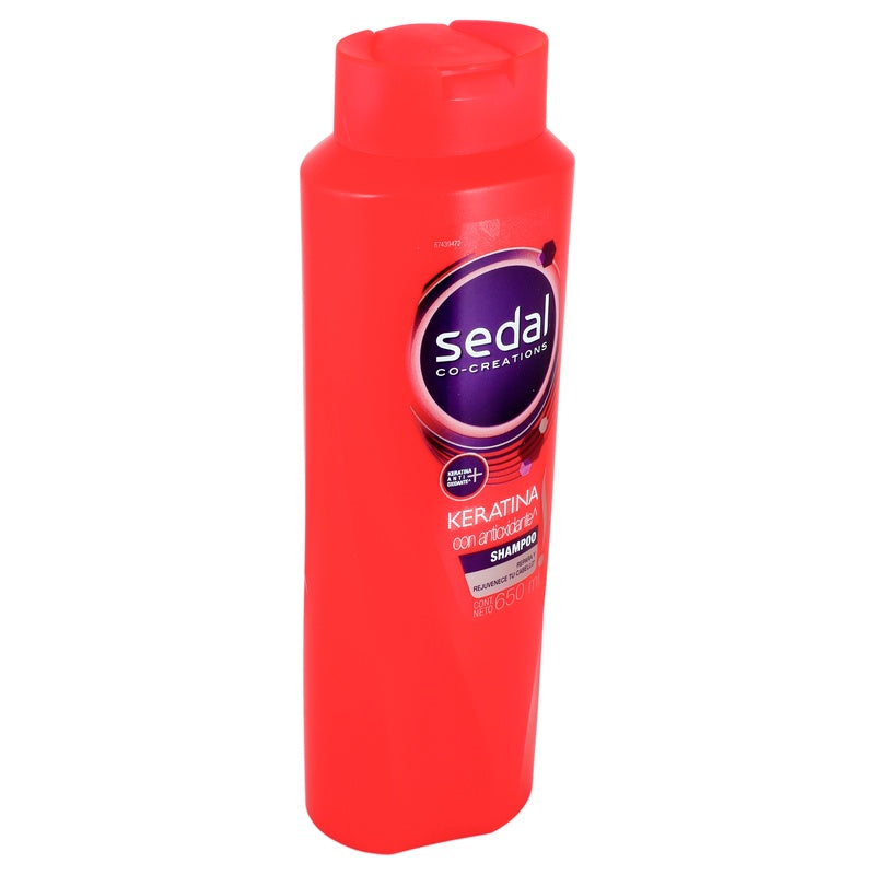 Shampoo Sedal Keratina Antioxidante 650 Ml 7506306233164