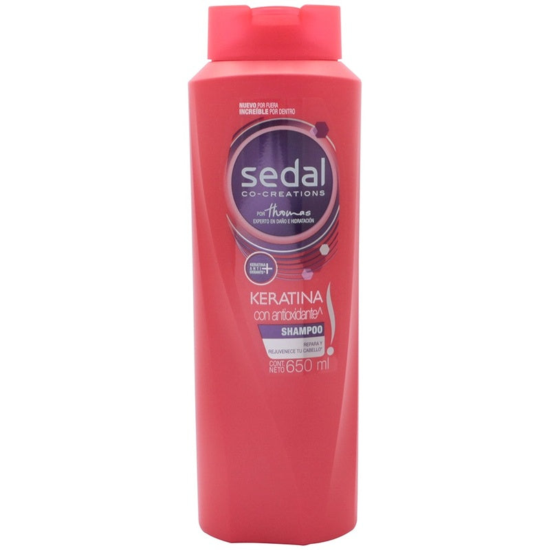 Shampoo Sedal Keratina Antioxidante 650 Ml 7506306233164 perfil 2