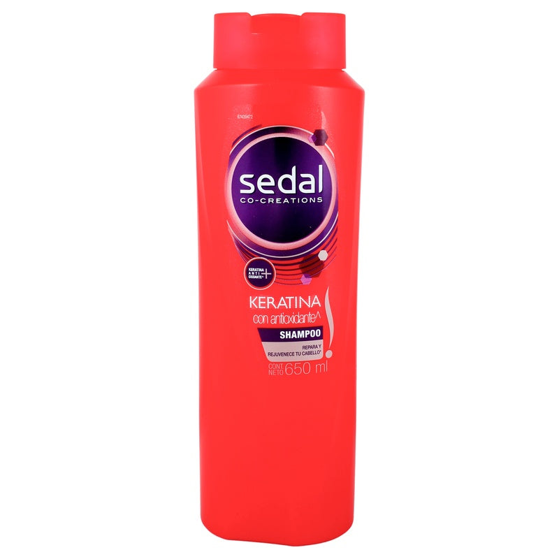 Shampoo Sedal Keratina Antioxidante 650 Ml 7506306233164 perfil 4